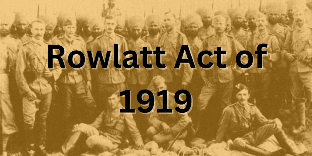 Rowlatt Act of 1919