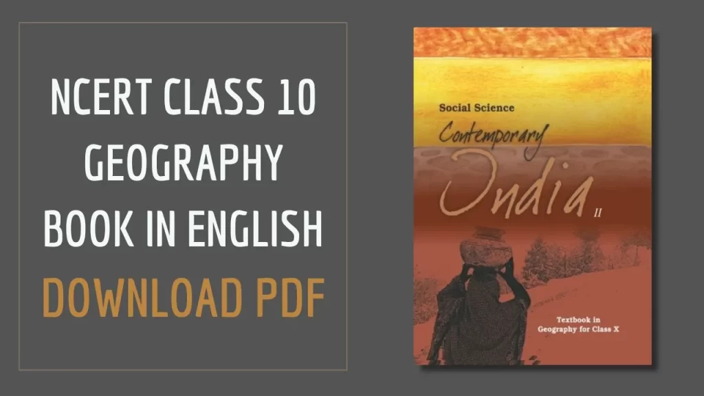 class 10th ncert geography book